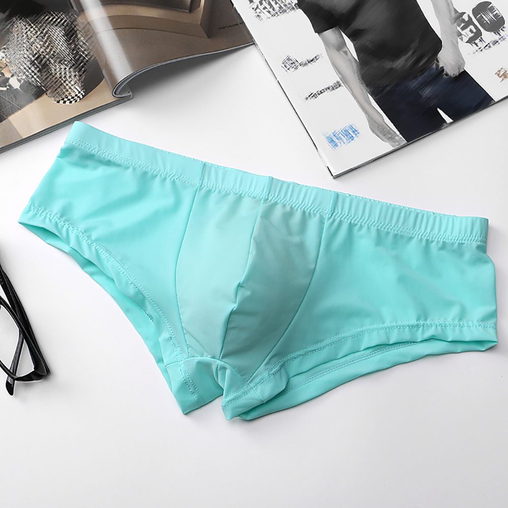 Ice Silk Underwear Boxer Brief - Pouch Boxer Pouch 评论和价格