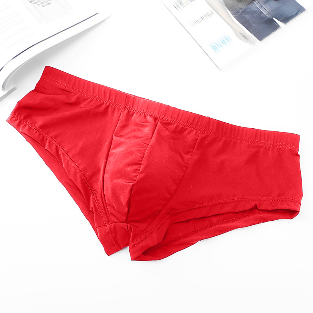 Ice Silk Underwear Boxer Brief - Pouch Boxer Pouch 评论和价格