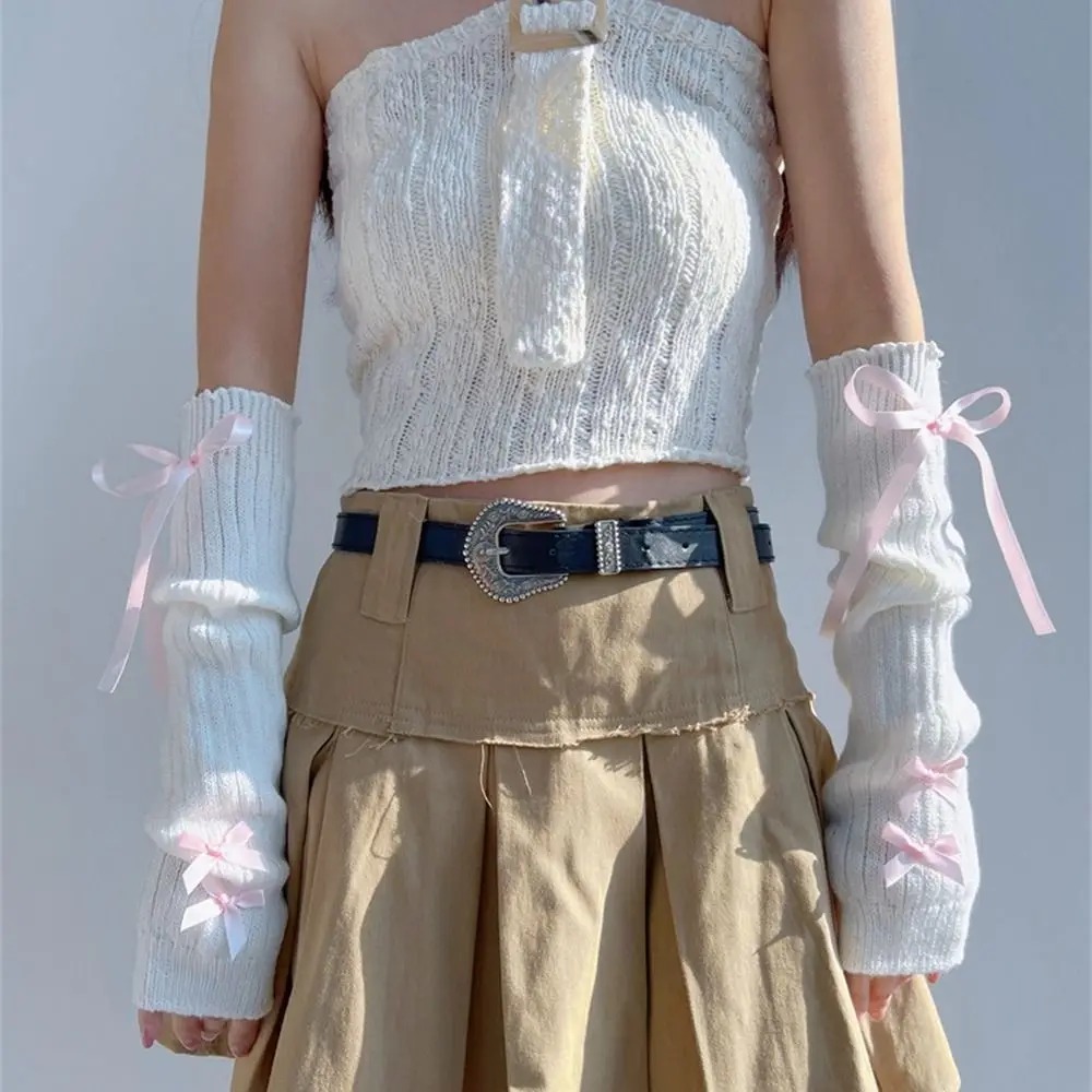 Streetwear Elastic Knitted Bow - Thermal Long John 评论和价格